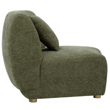 Crescent Wedge Armless Lounge Chair